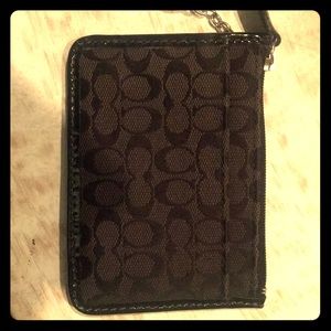 Coach like new card holder